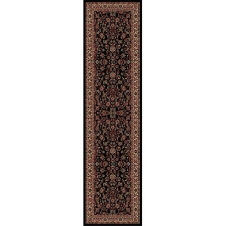 CONCORD GLOBAL TRADING 6 ft. 7 in. x 9 ft. 6 in. Persian Classics Kashan - Black 20236